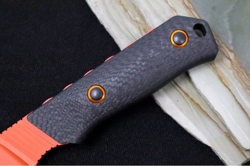 Black Carbon Fiber Handle For Cruwear Knife | Northwest Knives
