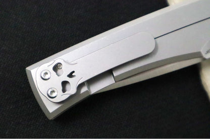 Chaves Knives Liberation - Full Titanium Handle / Belt Finish / Tanto Blade / M390 Steel