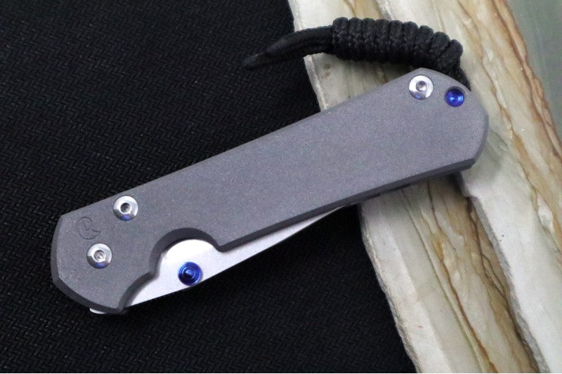 Chris Reeve Knives Small Sebenza 31 - Drop Point / CPM-Magnacut Steel / Plain Titanium Handle S31-1000