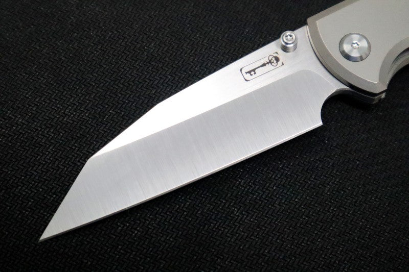 Chaves Knives Sangre - Full Titanium Handle / Belt Finish / Wharncliffe Blade / M390 Steel