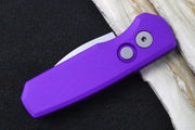 Pro Tech Runt Auto - Purple Aluminum Handle / Stonewashed Wharncliffe Blade / Magnacut Steel R5301-Purple - Northwest Knives