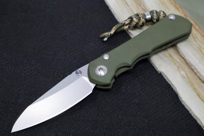 Chris Reeve Knives Small Inkosi NWK Exclusive - Insingo blade / CPM-S45VN / OD Green Cerakote Handle / Camo Lanyard with Bead SIN-1137