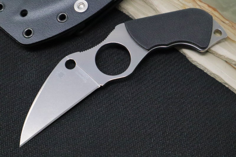 Spyderco Swick - LC200N Steel / Wharncliffe Blade / Black G-10 Handle FB14P6