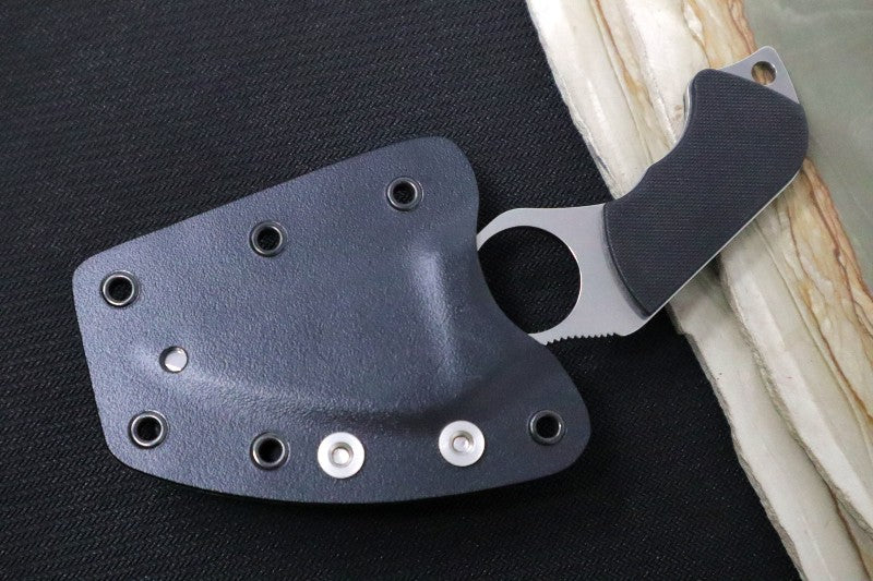 Spyderco Swick - LC200N Steel / Wharncliffe Blade with Serrates / Black G-10 Handle FB14S6 - Northwest Knives