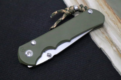 Chris Reeve Knives Large Inkosi NWK Exclusive - Tanto Blade / CPM-S45VN / OD Green Cerakote Handle / Camo Lanyard with Bead LIN-1139