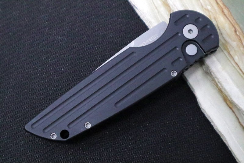 Pro Tech Tactical Response 3 Auto - Black Handle - Stonewash Blade - Northwest Knives
