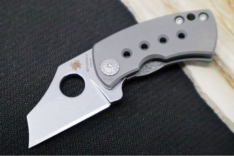 Spyderco McBee - Titanium Handle / Satin Blade - C236TIP - Northwest Knives