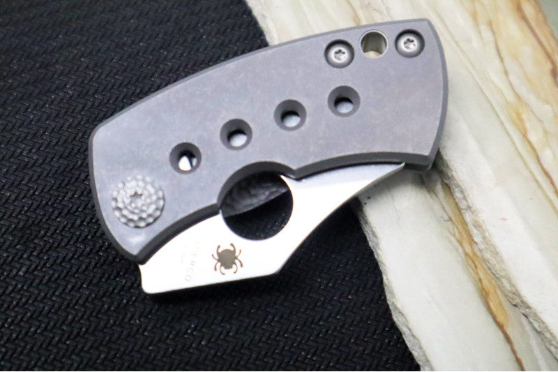 Spyderco McBee - Titanium Handle / Satin Blade - C236TIP - Northwest Knives