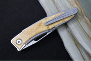 Chris Reeve Knives Mnandi Gentleman's Knife LH - Box Elder Wood Inlay (A1) MNA-1009 - Northwest Knives