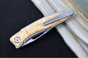 Chris Reeve Knives Mnandi Gentleman's Knife LH - Box Elder Wood Inlay (A2) MNA-1009 - Northwest Knives