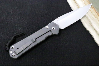 Chris Reeve Knives Large Sebenza 31 - Drop Point Blade / Silver Hardware