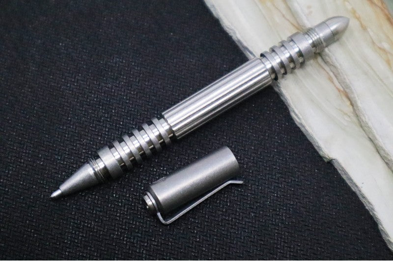 Hinder Pen | Stonewashed Titanium | Northwest Knives