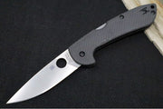 Spyderco Siren SPRINT RUN - Satin Blade / CPM-S90V Steel / Black Carbon Fiber Handle C247CFP - Northwest Knives