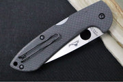 Spyderco Siren SPRINT RUN - Satin Blade / CPM-S90V Steel / Black Carbon Fiber Handle C247CFP - Northwest Knives