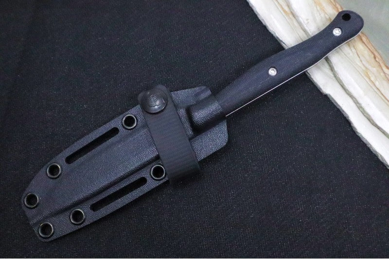 White River Knives Exodus 4 - CPM-S35VN Steel / Black Micarta Handle