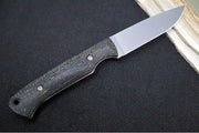 White River Knives Hunter - CPM-S35VN / Black Burlap Micarta Handle - Northwest Knives