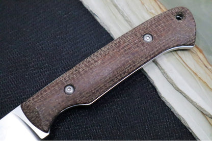 White River Knives Hunter - CPM-S35VN / Natural Burlap Micarta Handle