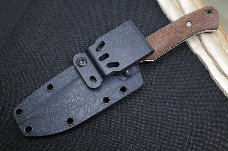 White River Knives Hunter - CPM-S35VN / Natural Burlap Micarta Handle