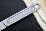 Schwarz Designs Scalpel+ - Magnacut Blade / Stonewash Finish / Natural Leather Sheath - Northwest Knives