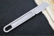Schwarz Designs Scalpel+ - Magnacut Blade / Stonewash Finish / Natural Leather Sheath - Northwest Knives