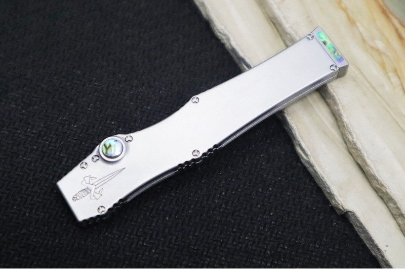 Two-Toned Stainless Steel Handle | Microtech Marfione Knife | Northwest Knives