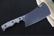 Tops El Chappo Sniper Gray - 1095 Steel / Black Canvas Micarta Handle / Black Kydex Sheath ECHA-02 - Northwest Knives
