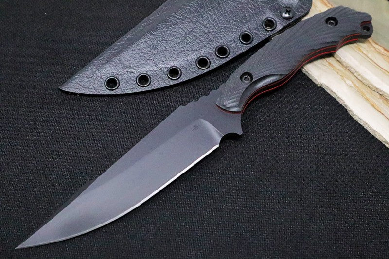Toor Knives Raven - Shadow Black Gunkote Blade / CPM-3V Steel / Black ...