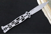 Kershaw Moonsault Balisong - 14C28N Steel Blade / Working Finish / Stainless Steel Handle 5050 - Northwest Knives