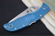 Spyderco Endela - Serrated Leaf Shape Blade / K390 Steel / Blue FRN Handle C243FSK390 - Northwest Knives