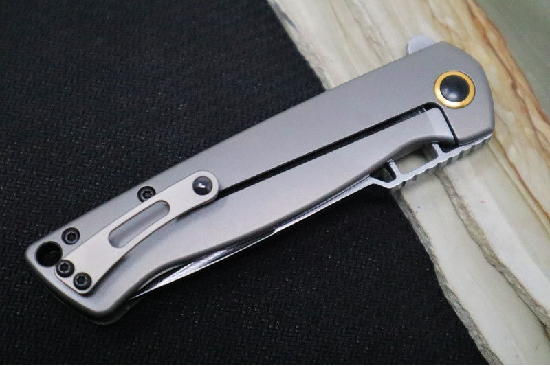 Boker ME-109 Damascus - Toxic Storm Carbon Fiber Handle Scales / Chad Nichols ME-109 Damascus 01BO909DAM