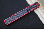 Heretic Knives Cleric II OTF - Black Finish / Dagger Blade / Red Anodized Handle & Black Stainless Steel Inlay / CPM-Magnacut Steel - Northwest Knives