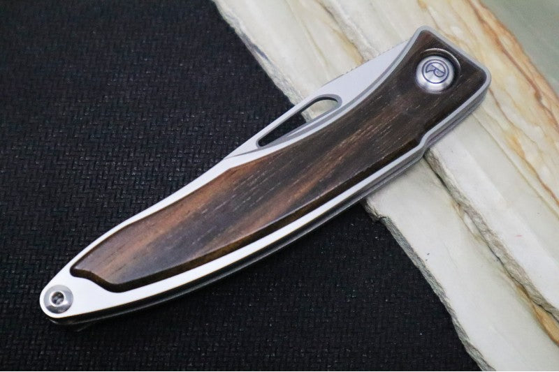 Chris Reeve Knives Mnandi Gentleman's Knife - Macassar Wood Inlay (A2)