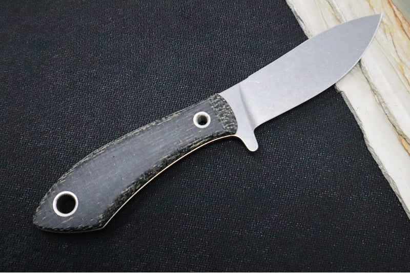 White River Knives Sendero Pack - Black Burlap Micarta Handle / CPM-S35VN WRJF-PAC-BBL - Northwest Knives