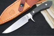 White River Knives Sendero Classic - Black Burlap Micarta Handle - Northwest Knives