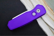 Pro Tech Runt Auto - Purple Aluminum Handle / Stonewashed Reverse Tanto Blade / Magnacut Steel R5401-Purple - Northwest Knives