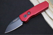 Pro Tech Runt Auto - Red Aluminum Handle / Black Wharncliffe Blade / Magnacut Steel R5303-RED - Northwest Knives