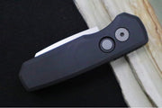 Pro Tech Runt Auto - Black Aluminum Handle / Stonewashed Reverse Tanto Blade / Magnacut Steel R5401 - Northwest Knives