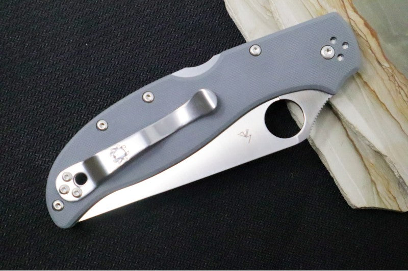 Gray G-10 Handle Knife | Satin Blade With Cre Wear Steel | Northwest Knives