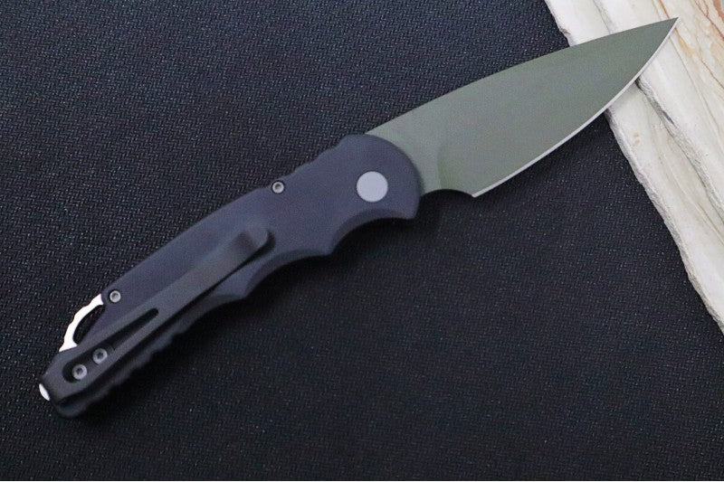 Pro Tech Tactical Response 5 Auto NWK Exclusive - OD Green Cerakoted Blade / CPM-S35VN / Black Anodized Aluminum Handle NWK.TR-5.1 - Northwest Knives
