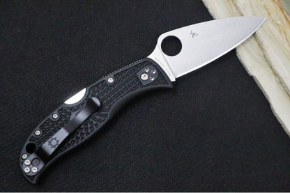 Spyderco Leafjumper - Black FRN Handle / Satin Blade / VG-10 Steel - C262PBK