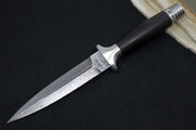 Boker MG42-Damascus - IronWood Handle / Chad Nichols Raindrop Damascus 121506DAM - Northwest Knives
