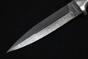 Boker MG42-Damascus - IronWood Handle / Chad Nichols Raindrop Damascus 121506DAM - Northwest Knives