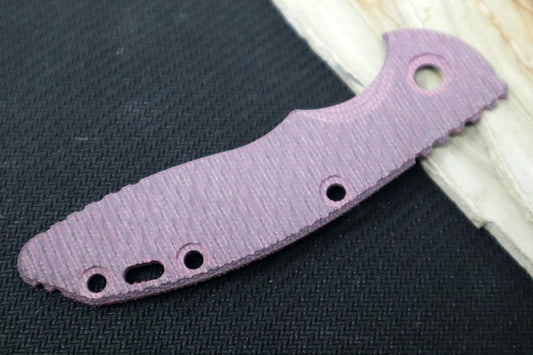 Hinderer Replacement Scale (XM-18 3.0) - Textured Burgundy Micarta