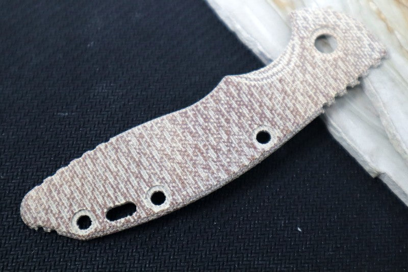 Hinderer Replacement Scale (XM-18 3.0) - Textured Natural Micarta