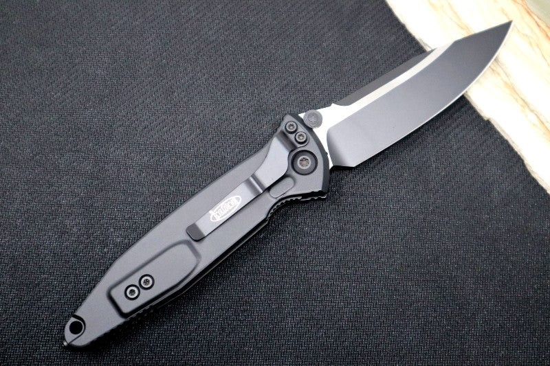 Microtech SOCOM Elite Tactical - Black Blade / Black Handles w/ Black Inserts 160-1T - Northwest Knives