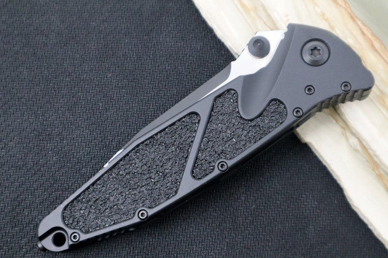 Microtech SOCOM Elite Tactical - Black Blade / Black Handles w/ Black Inserts 160-1T - Northwest Knives