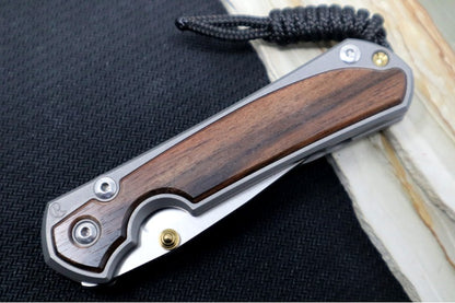 Chris Reeve Knives Small Sebenza 31 - Drop Point / Macassar Ebony Inlay (A2)