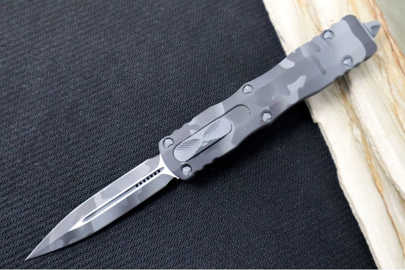 Microtech Dirac Signature Series OTF - Double Edge Dagger / Urban Camo Blade & Handle 225-1UCS