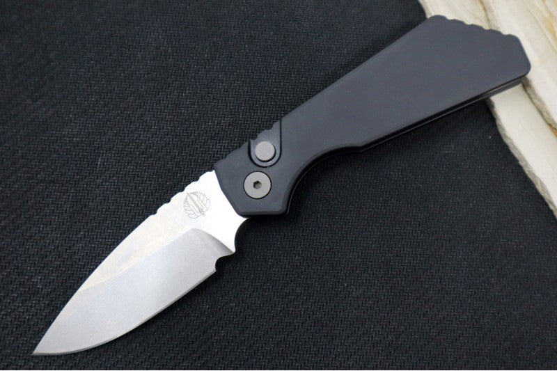 Pro Tech Strider PT+ Auto - Black Anodized Aluminum Handle / Stonewash Finish / Magnacut Steel PT201 - Northwest Knives