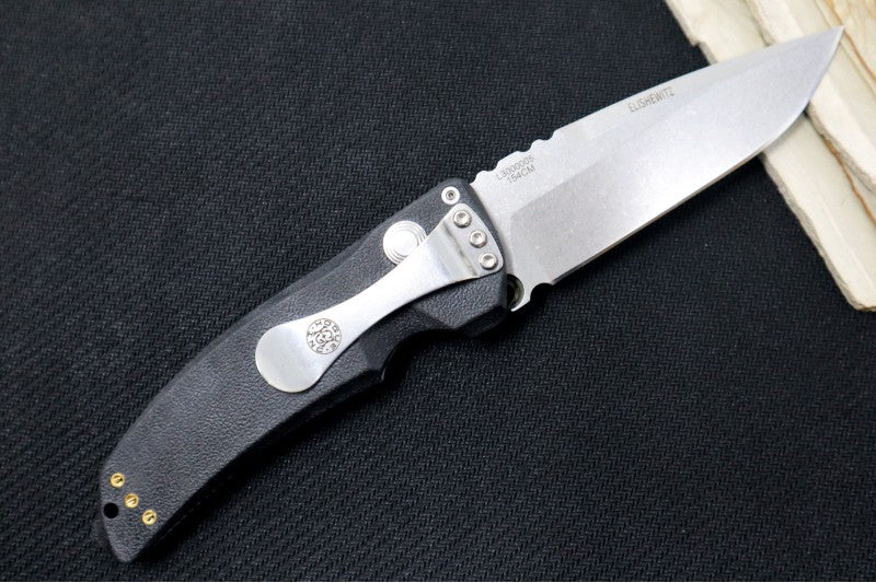 Hogue Knives EX 03 - Matte Black Polymer Handle / 154CM Drop Point Blade / Tumbled Finish 34336